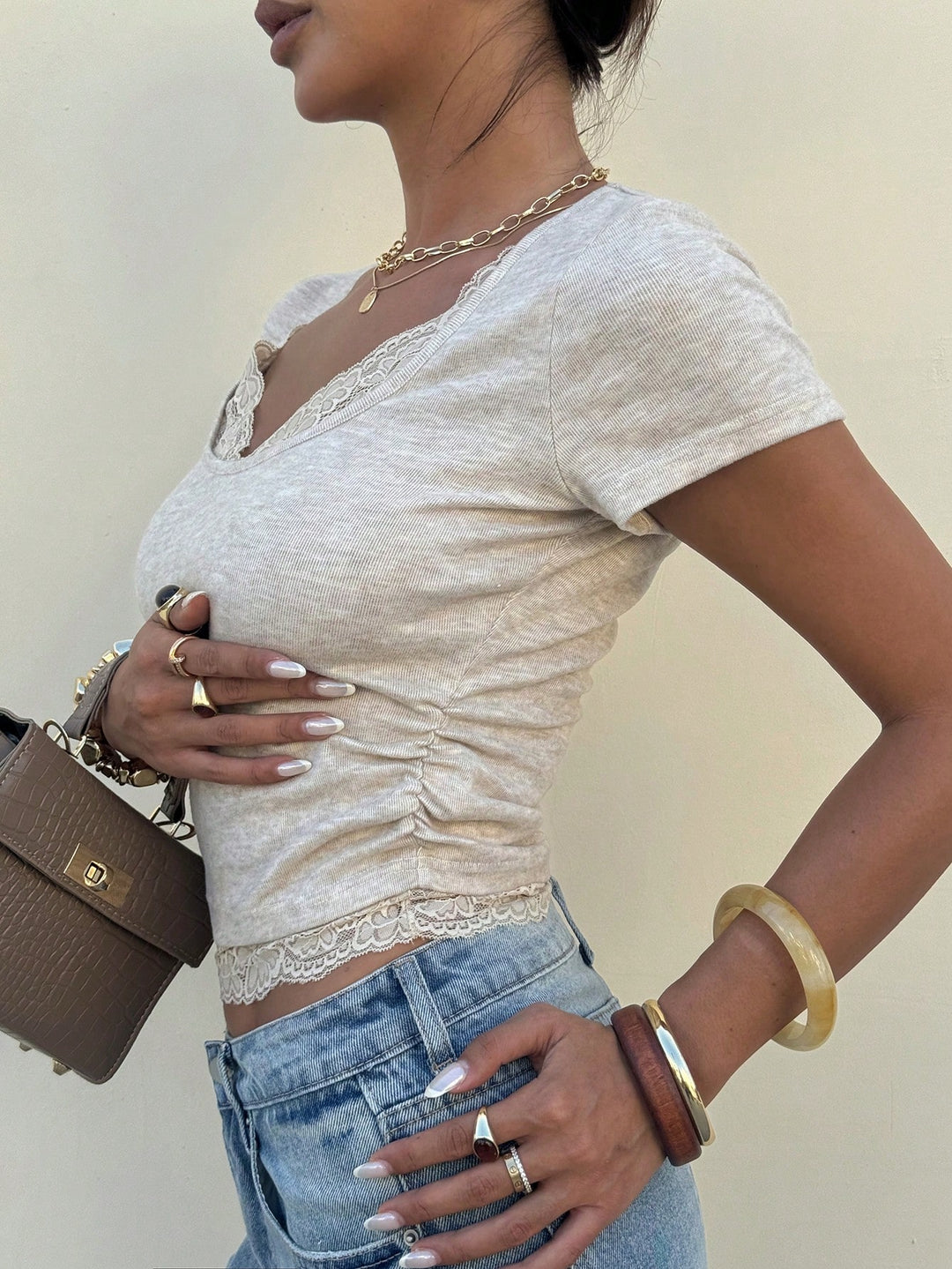 Tricou SHEIN, portocaliu