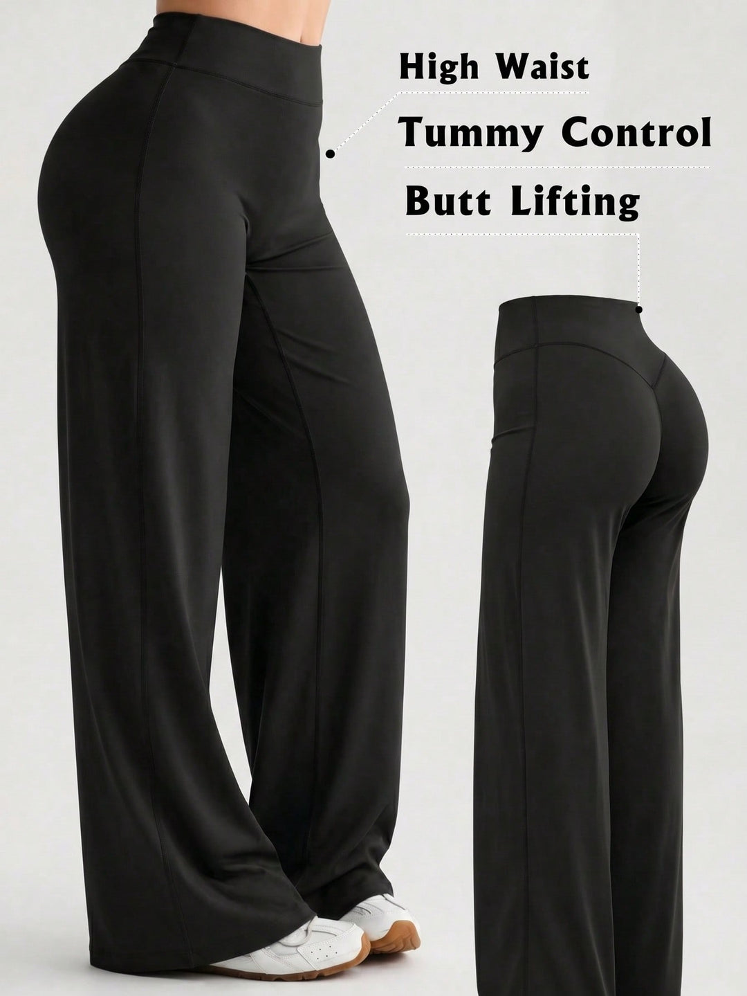 Pantaloni SHEIN, negru