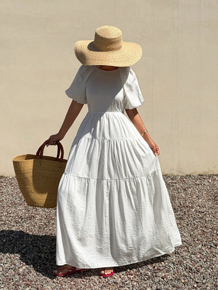 Rochie maxi SHEIN, alb