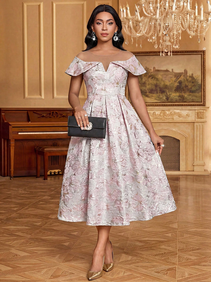 Rochie midi SHEIN, mix culori
