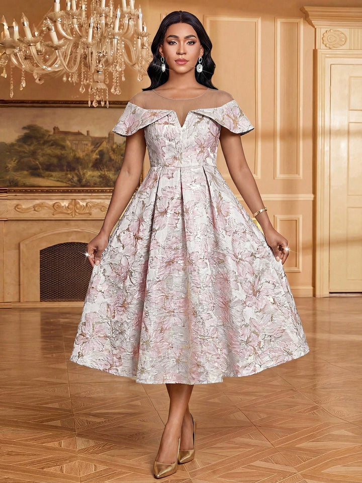 Rochie midi SHEIN, mix culori