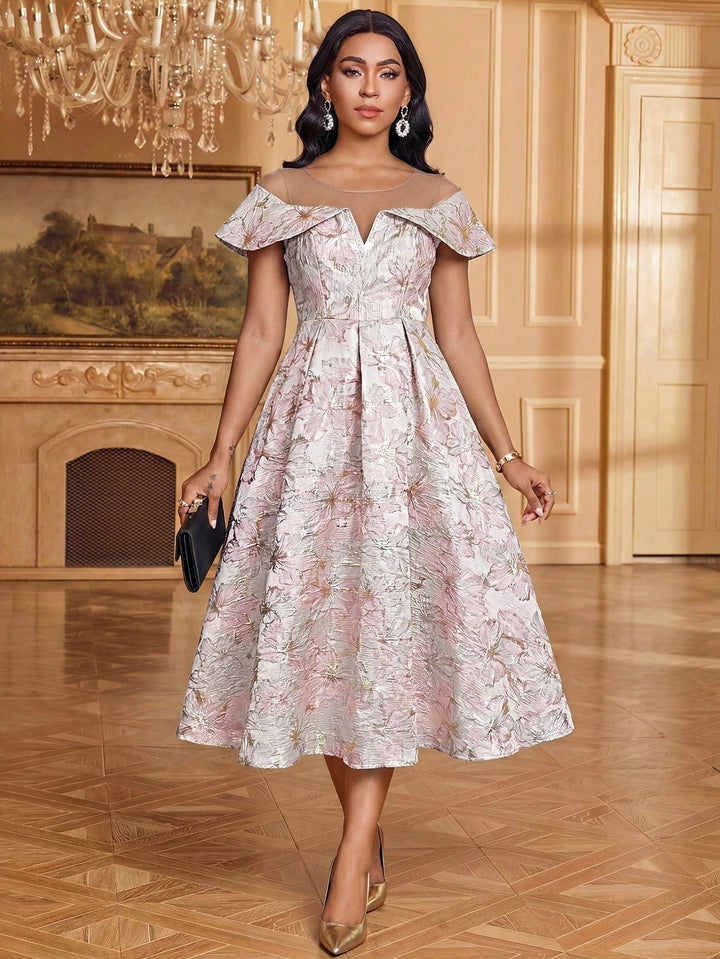 Rochie midi SHEIN, mix culori