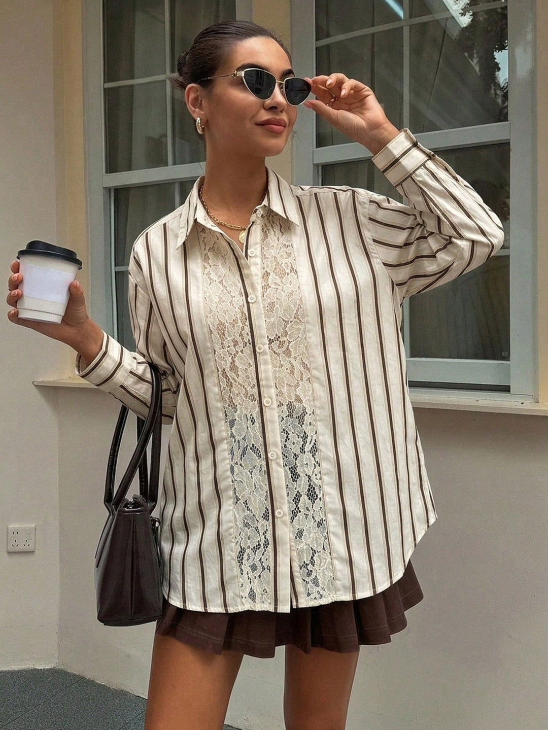 Cămașă casual SHEIN, galben
