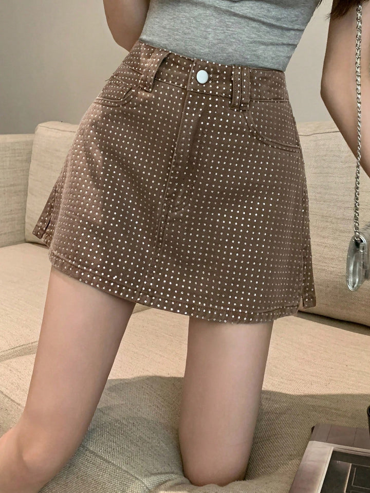 Fustă SHEIN, kaki