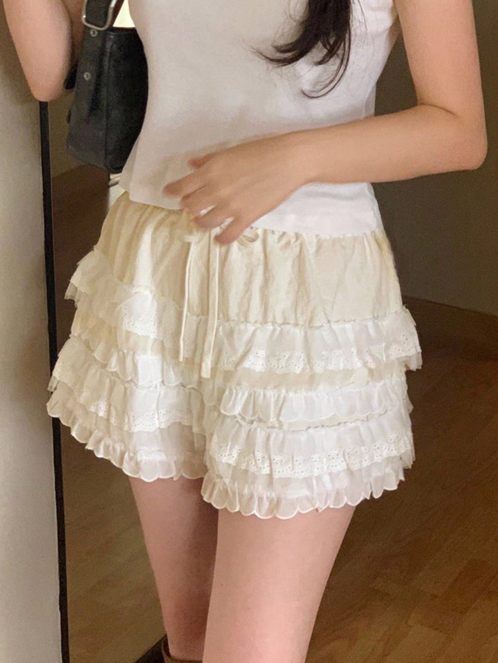 Pantaloni scurți SHEIN, bej