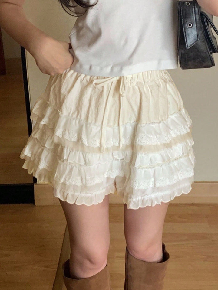 Pantaloni scurți SHEIN, bej