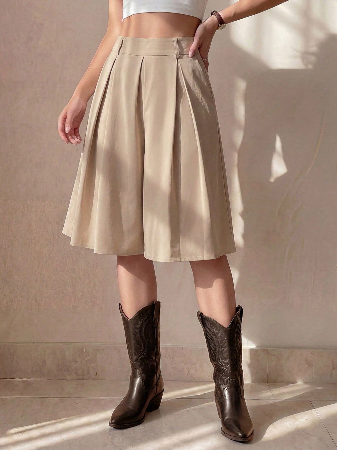 Pantaloni SHEIN, kaki