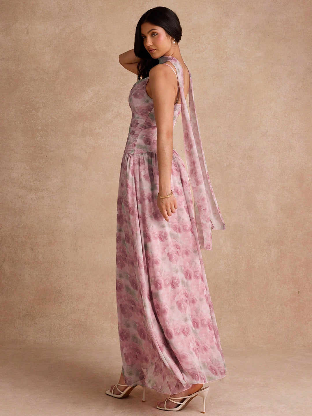 Rochie maxi SHEIN, roz