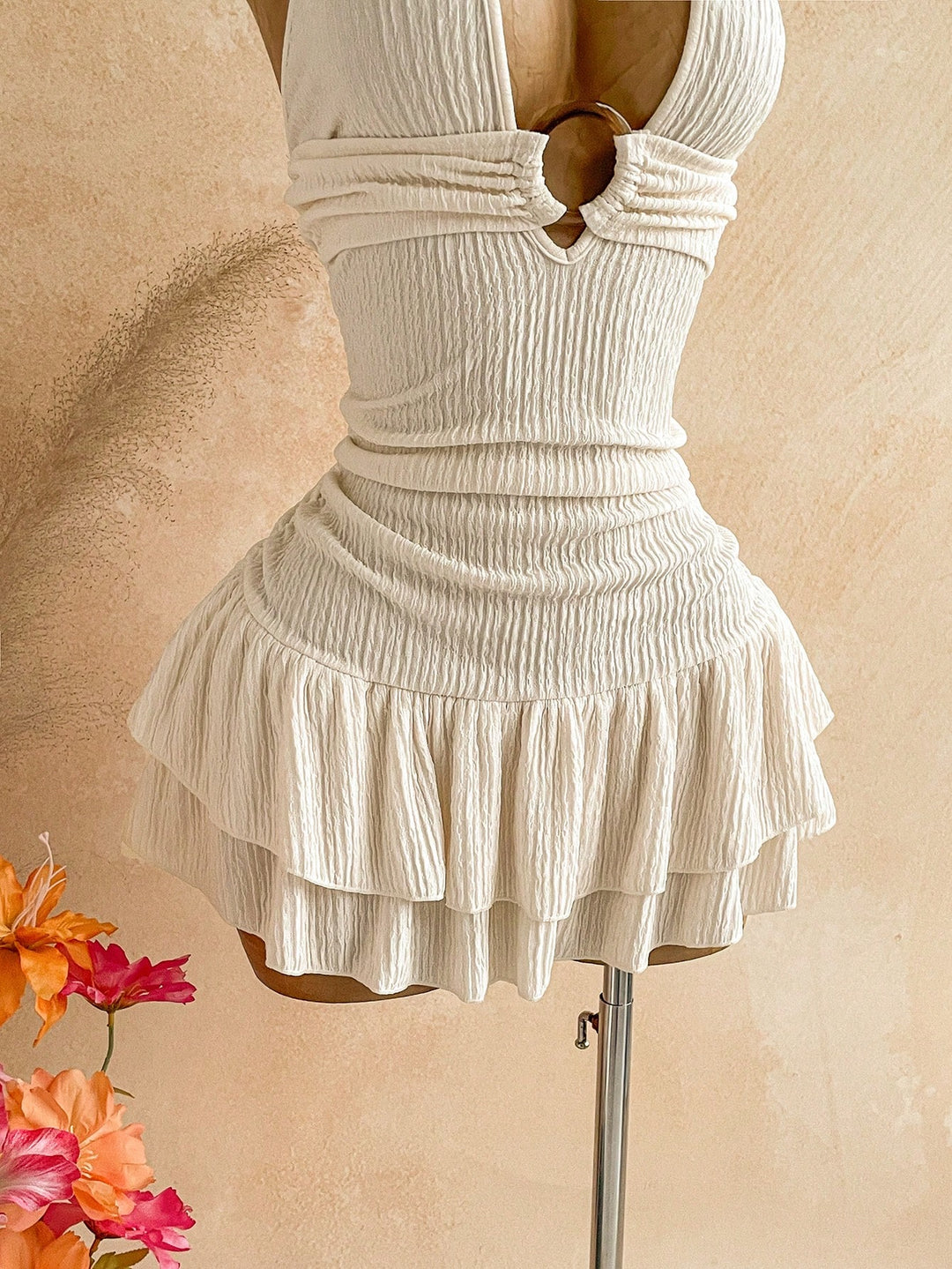 Rochie mini SHEIN, portocaliu