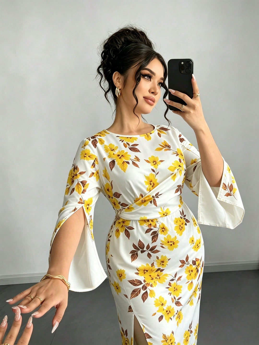 Rochie SHEIN, galben
