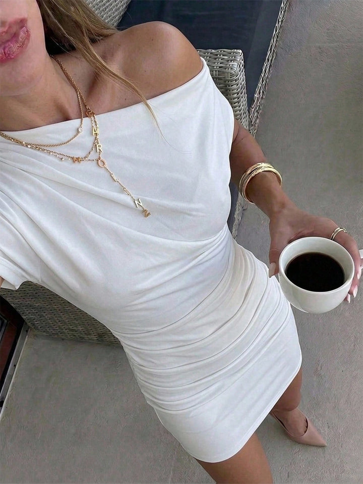 Rochie mini SHEIN, alb