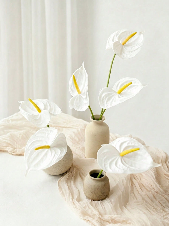 Floari artificiale SHEIN, alb