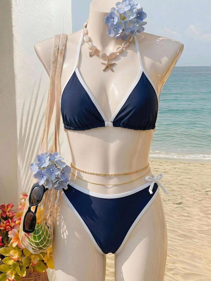 Costum de baie SHEIN, albastru