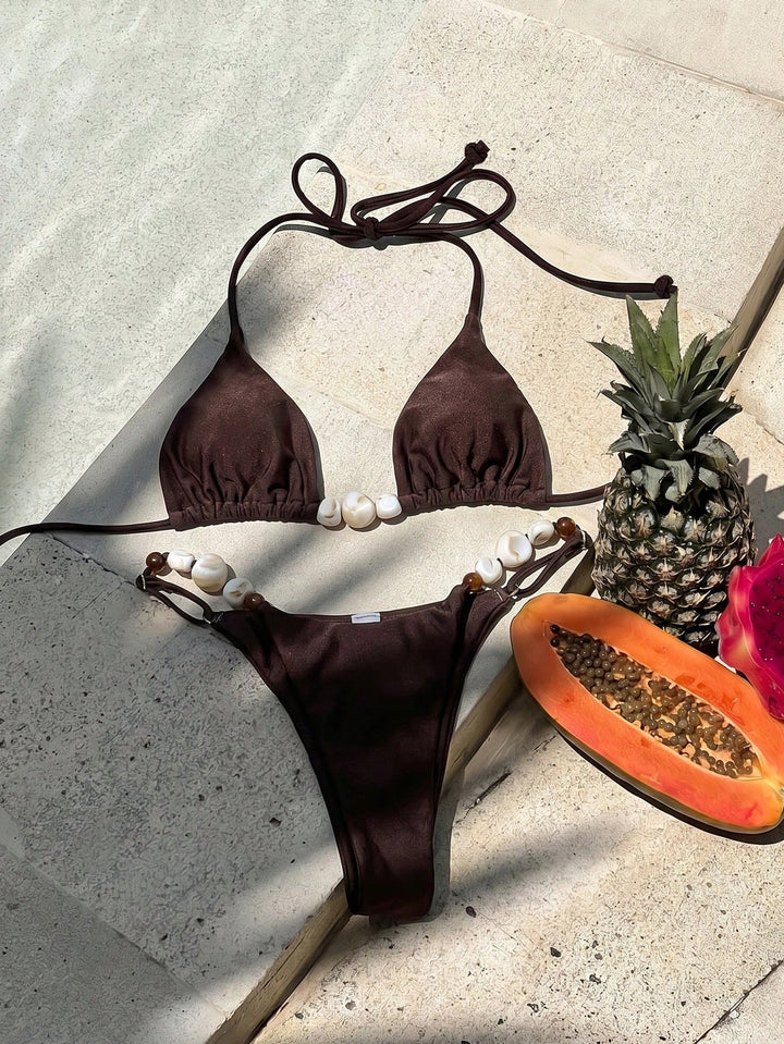 Set bikini SHEIN, maro