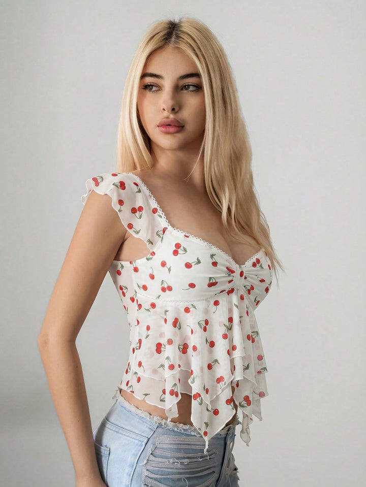 Top SHEIN, alb