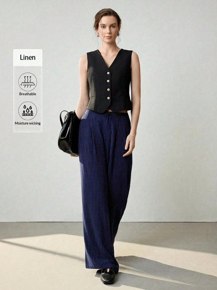 Pantaloni SHEIN, albastru
