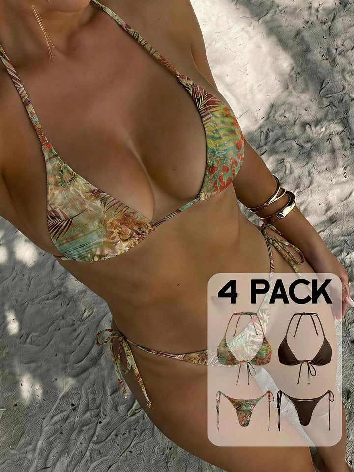 Set bikini SHEIN, mix culori
