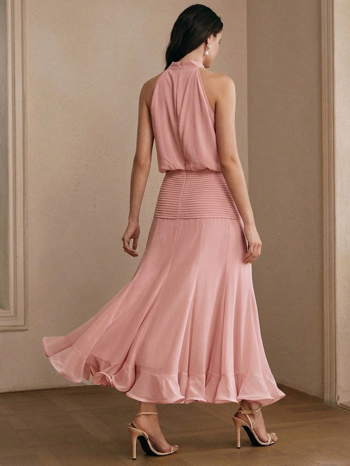Rochie maxi SHEIN, roz