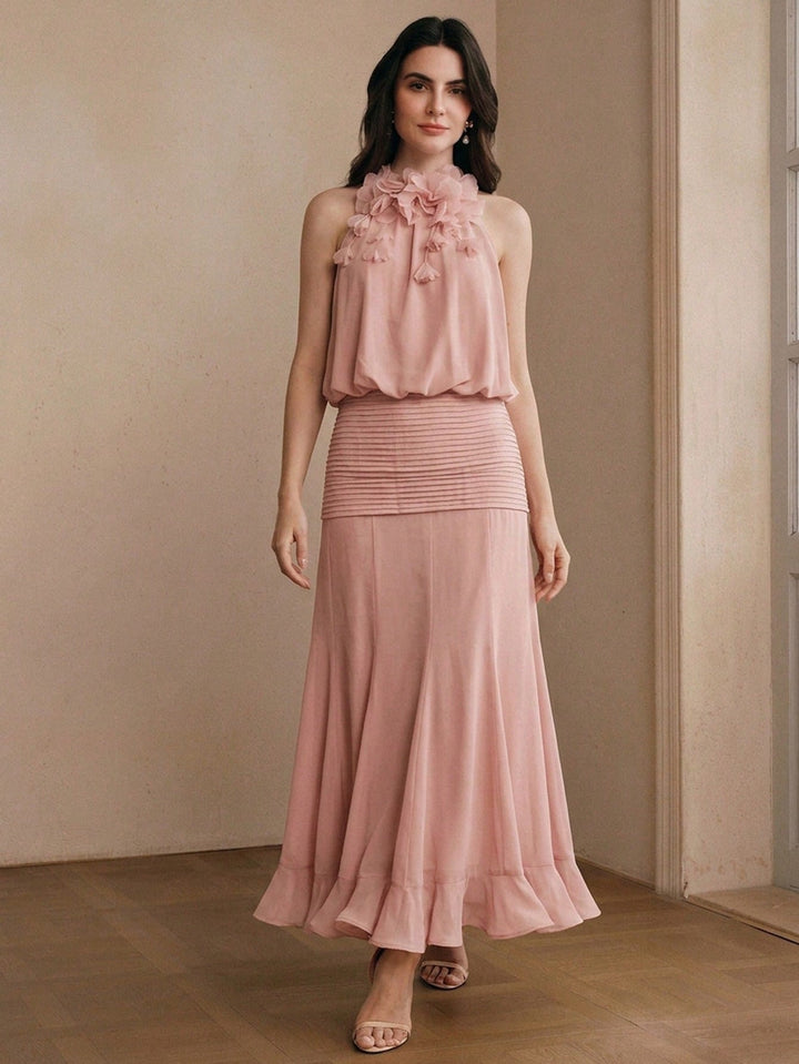 Rochie maxi SHEIN, roz