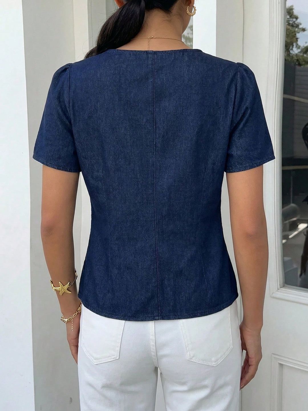 Top SHEIN, albastru
