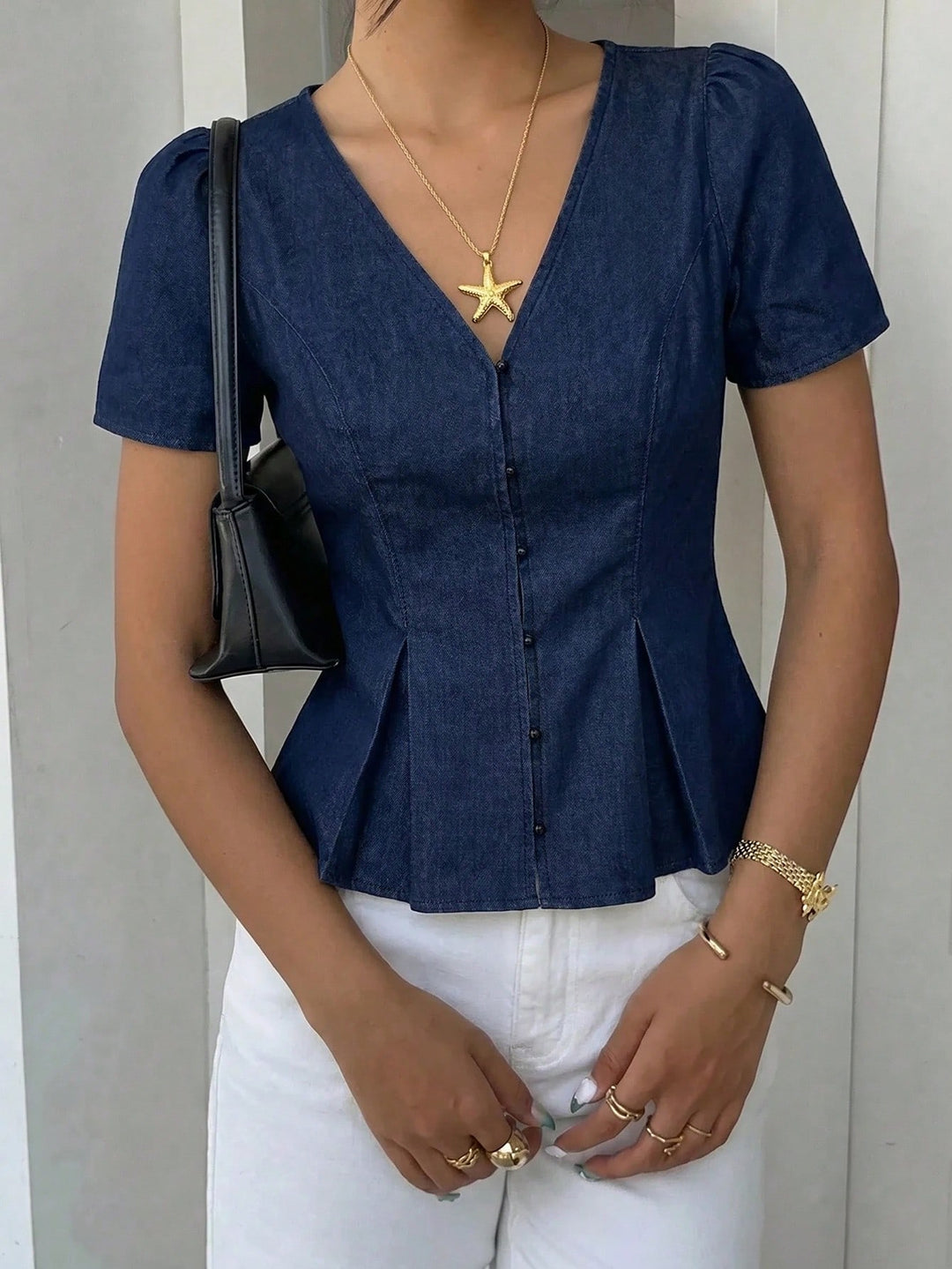Top SHEIN, albastru