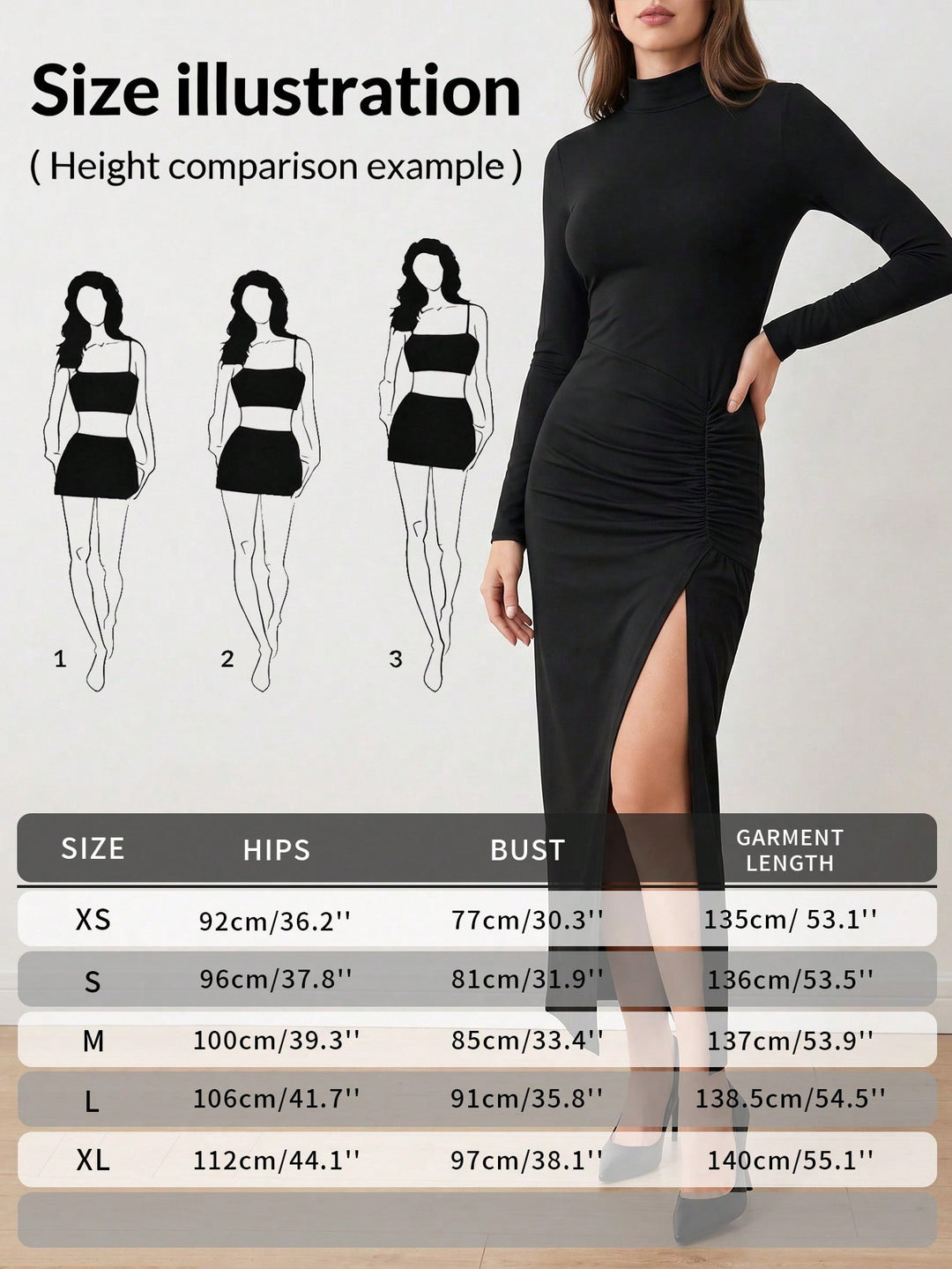 Rochie maxi SHEIN, negru