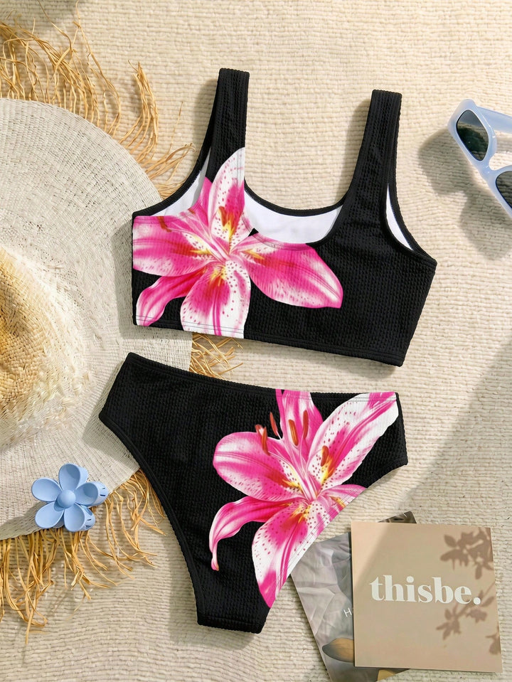 Set bikini SHEIN, negru