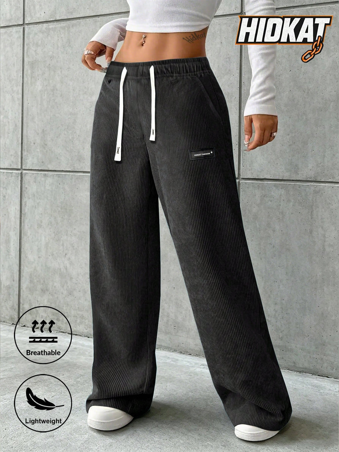 Pantaloni SHEIN, negru