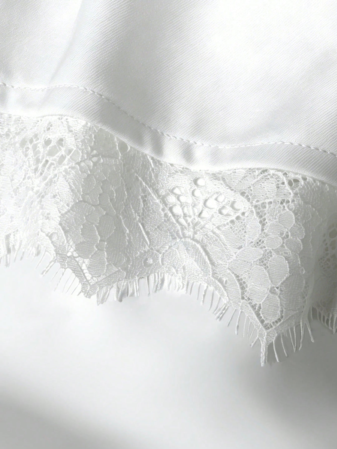 Pantaloni scurți SHEIN, alb
