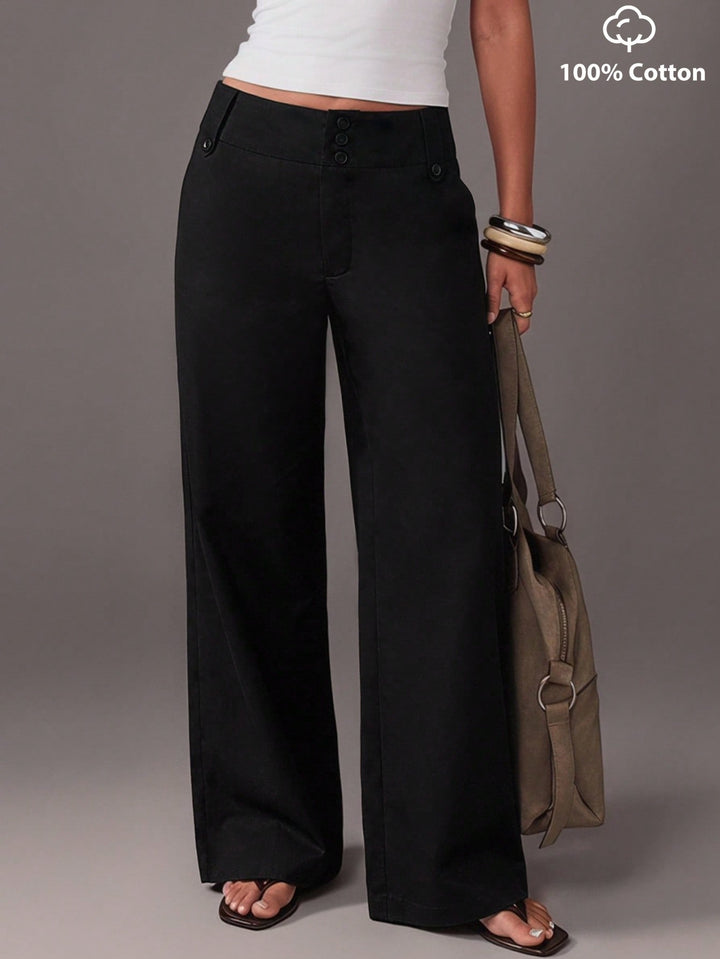 Pantaloni SHEIN, negru