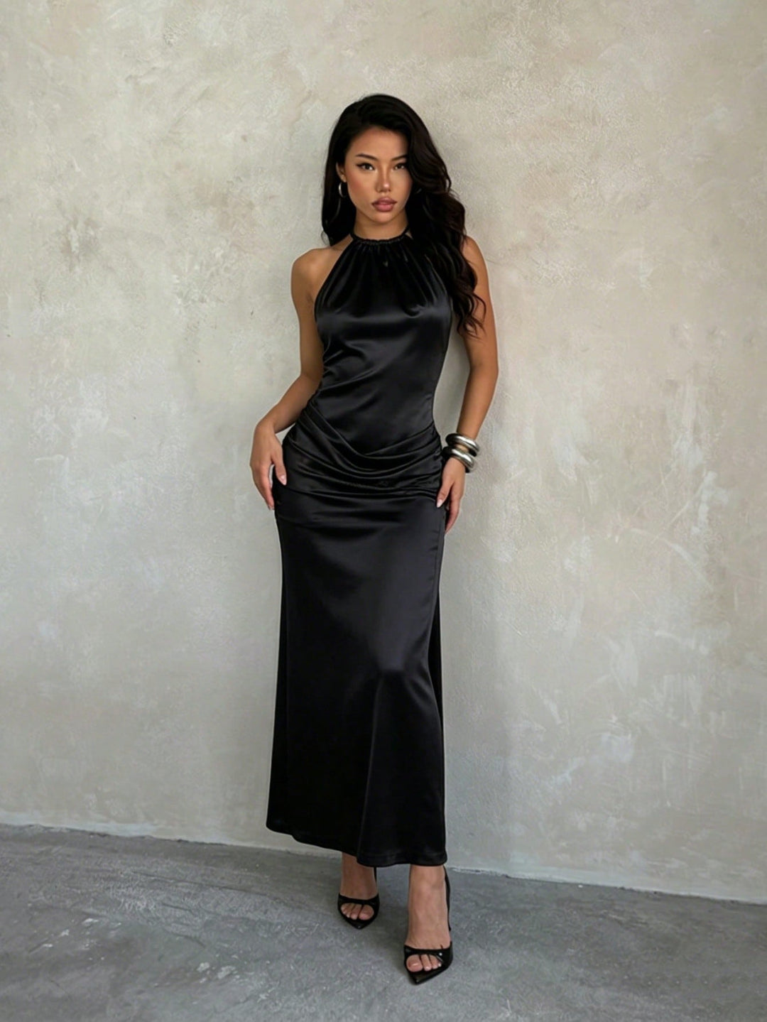 Rochie maxi SHEIN, negru