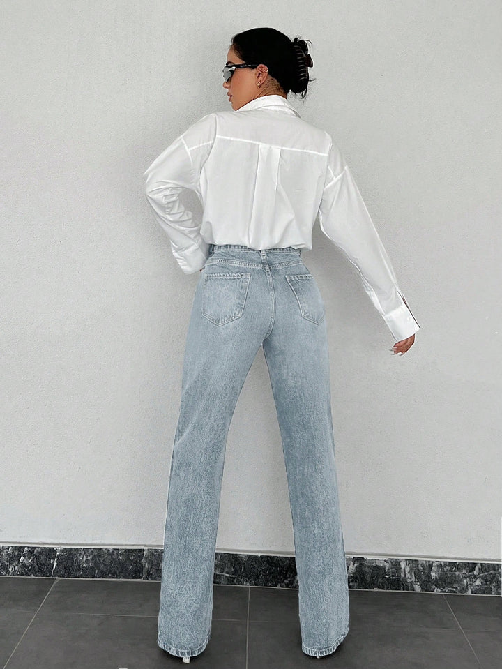 Jeans SHEIN, albastru