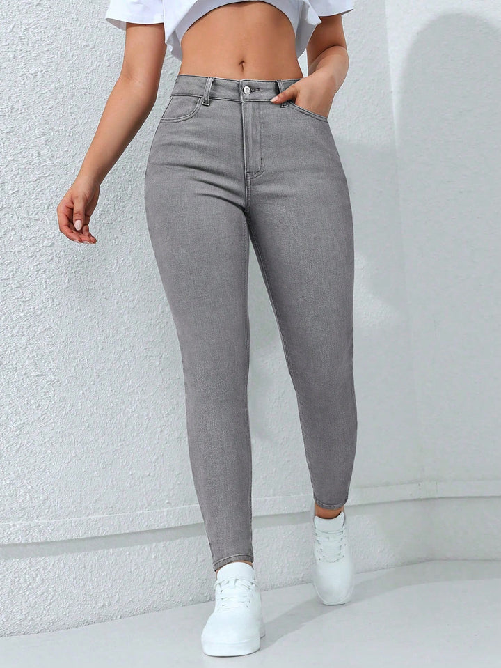 Jeans SHEIN, gri