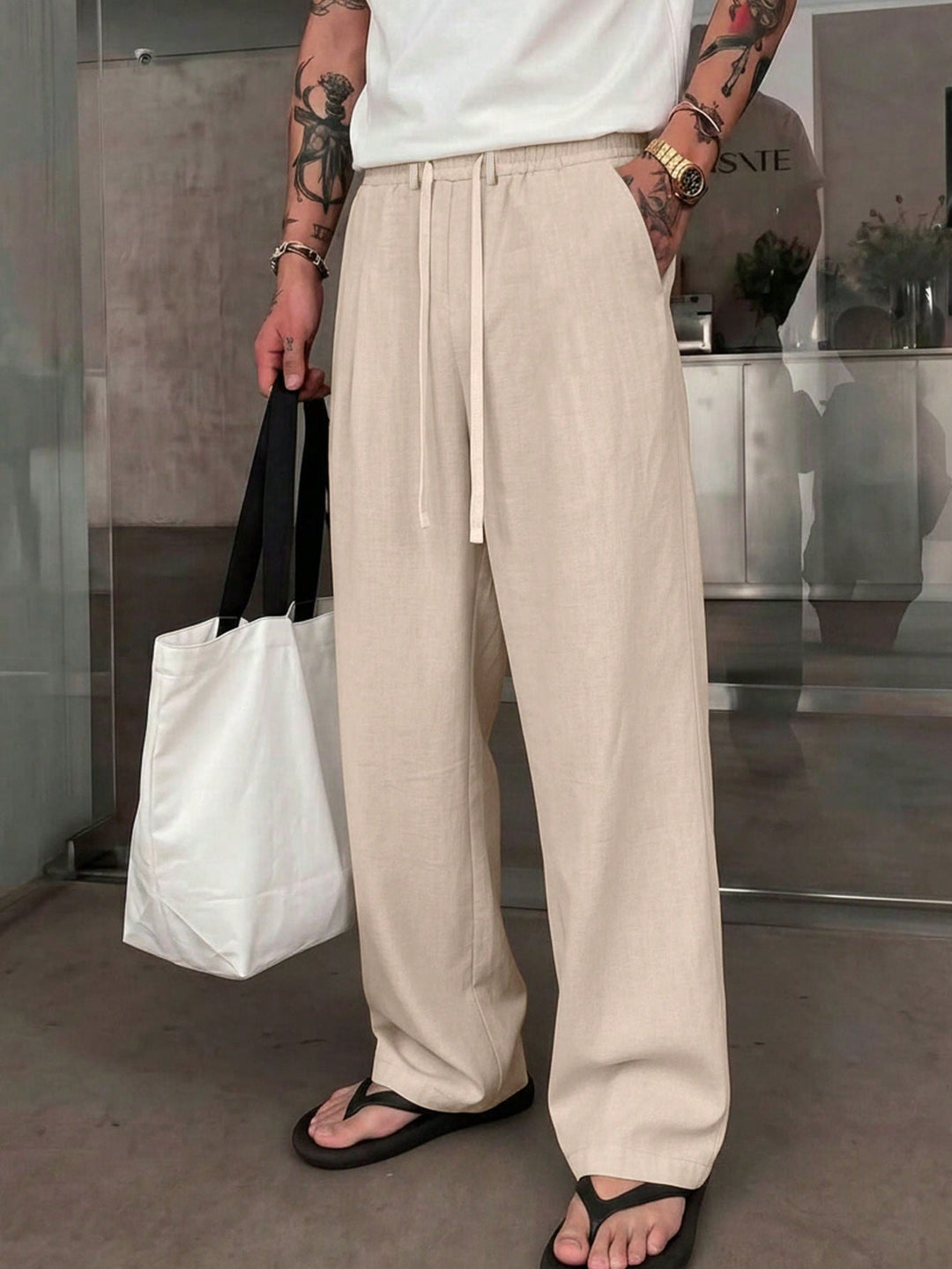 Pantalon SHEIN, bej