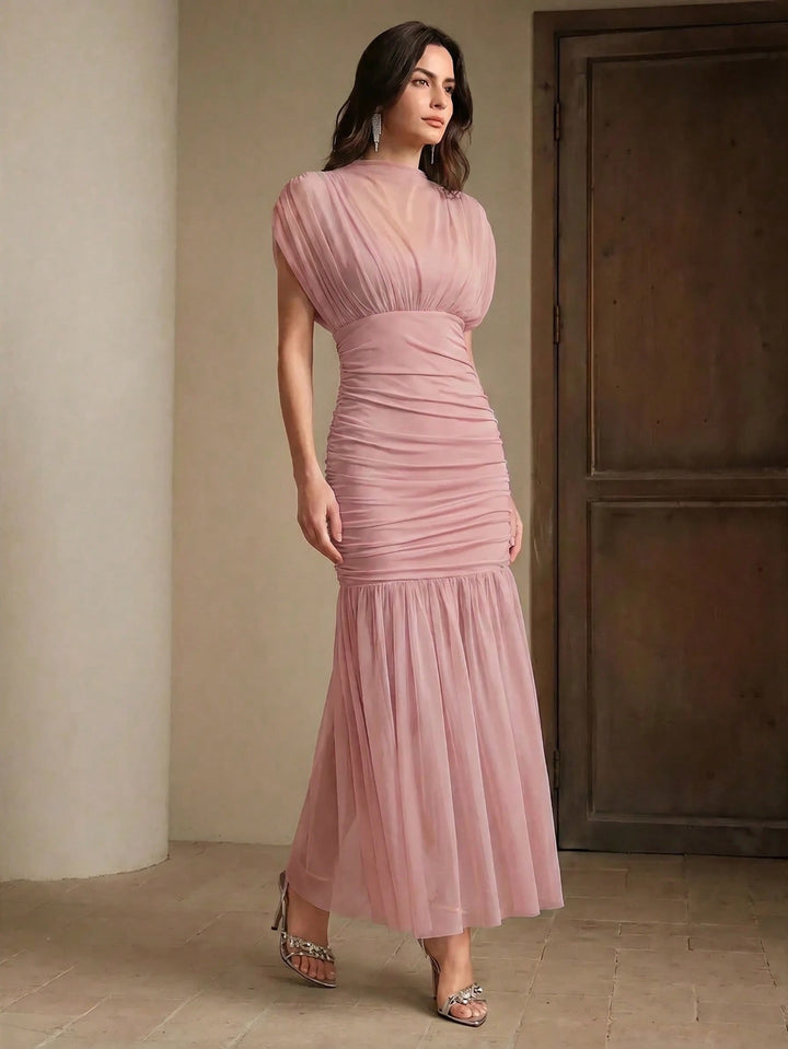Rochie maxi SHEIN, roz