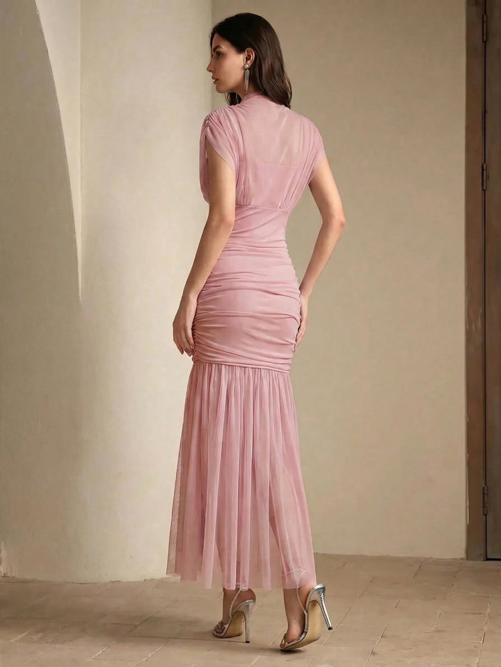 Rochie maxi SHEIN, roz