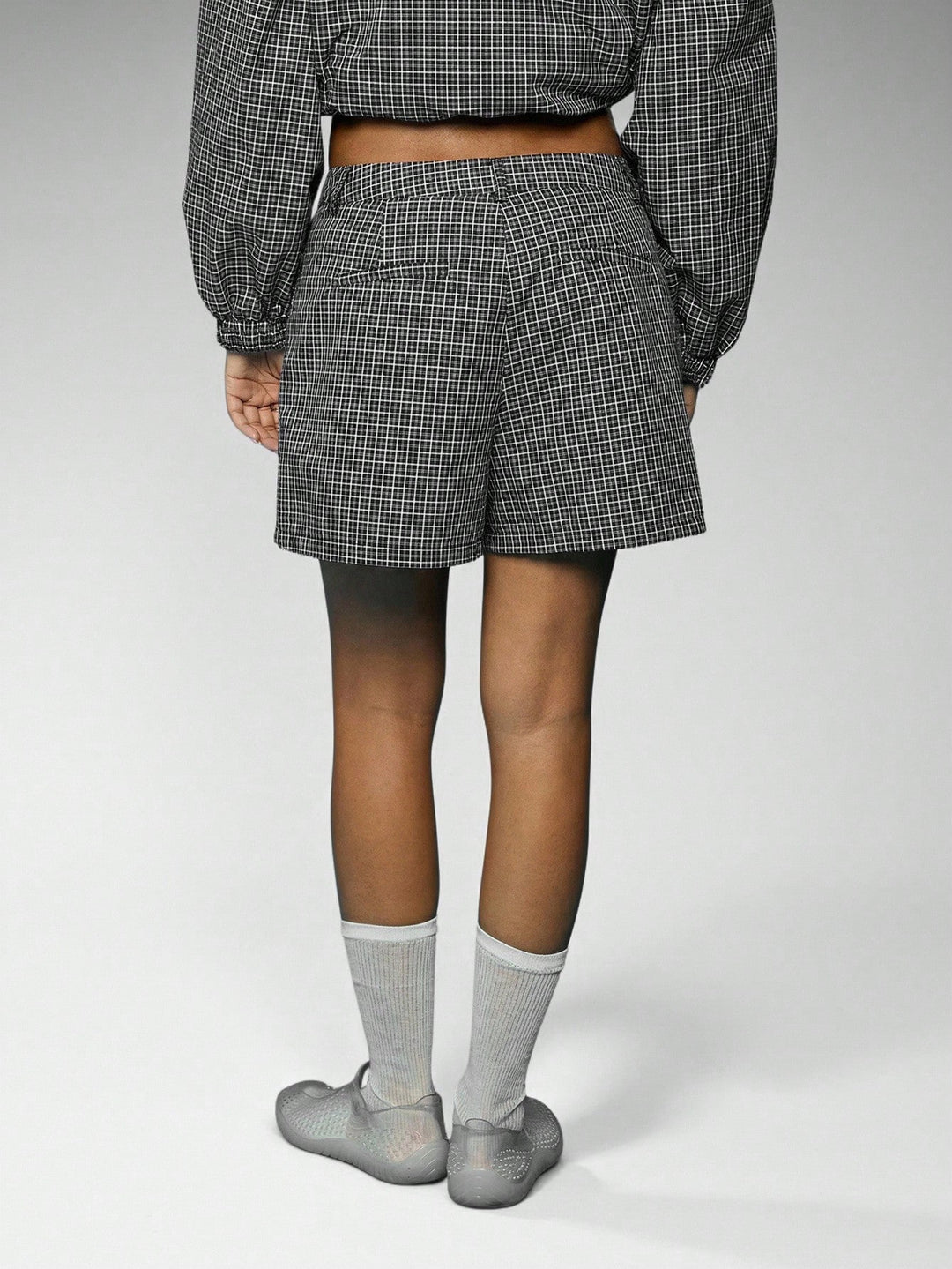Pantaloni scurți SHEIN, negru