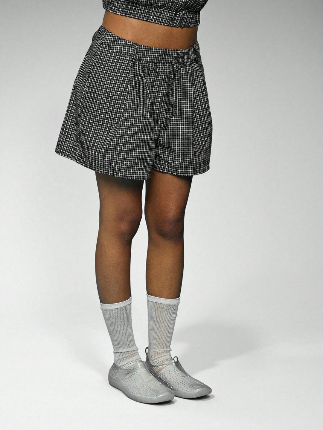 Pantaloni scurți SHEIN, negru