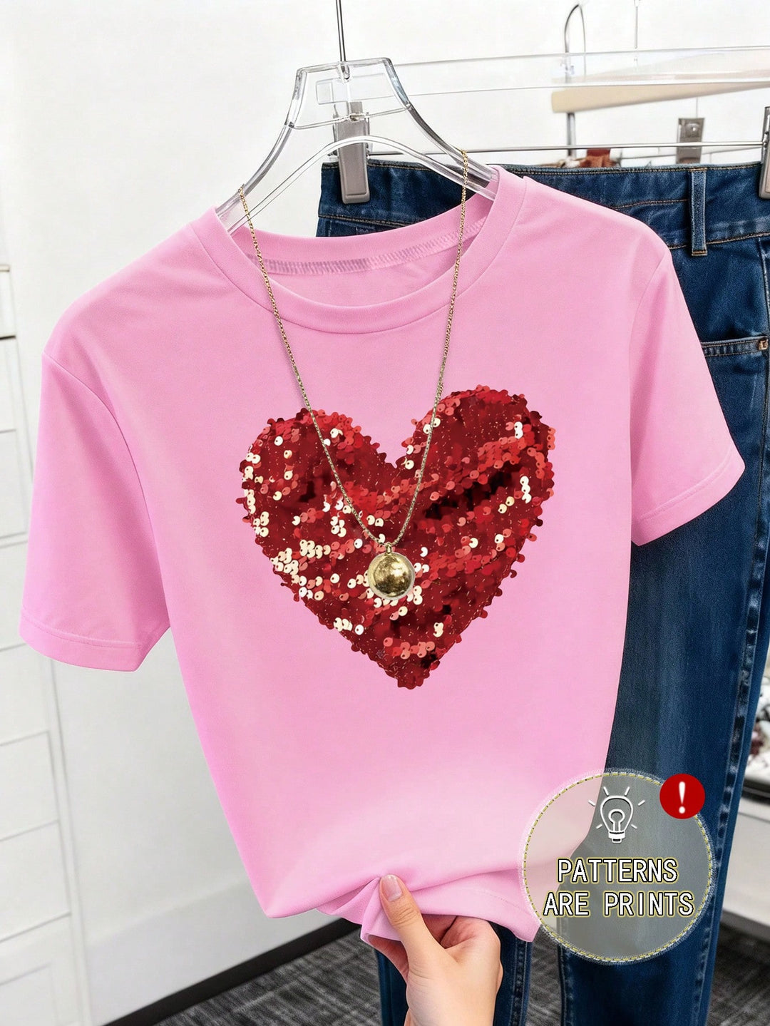 Tricou SHEIN, roz