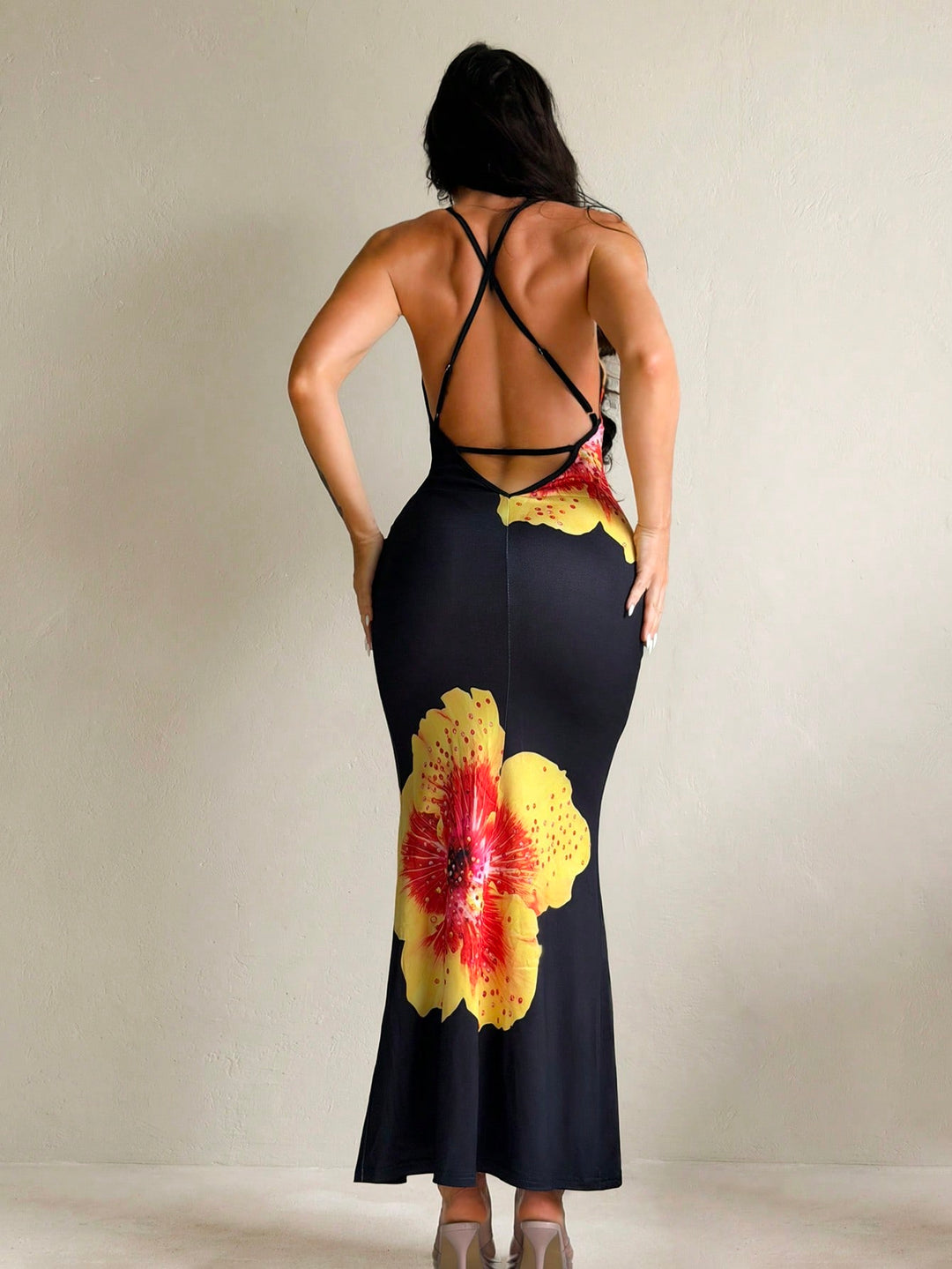 Rochie maxi SHEIN, mix culori