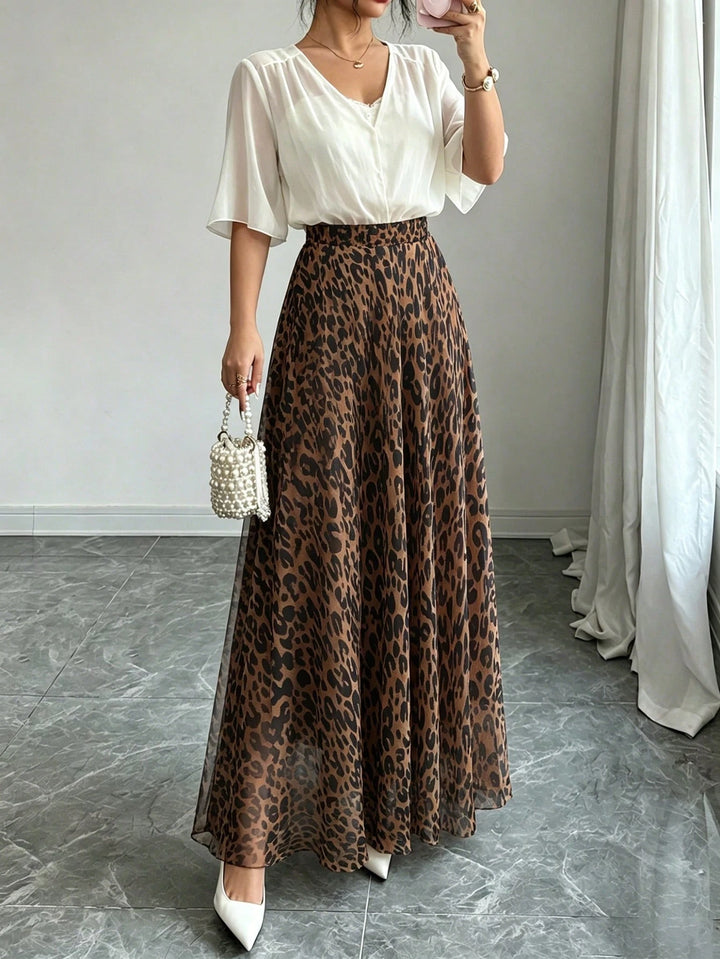Fustă maxi SHEIN, mix culori