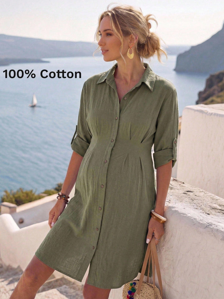 Rochie SHEIN, kaki
