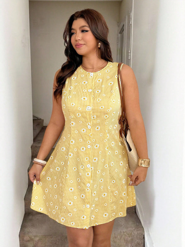 Rochie mini SHEIN, galben