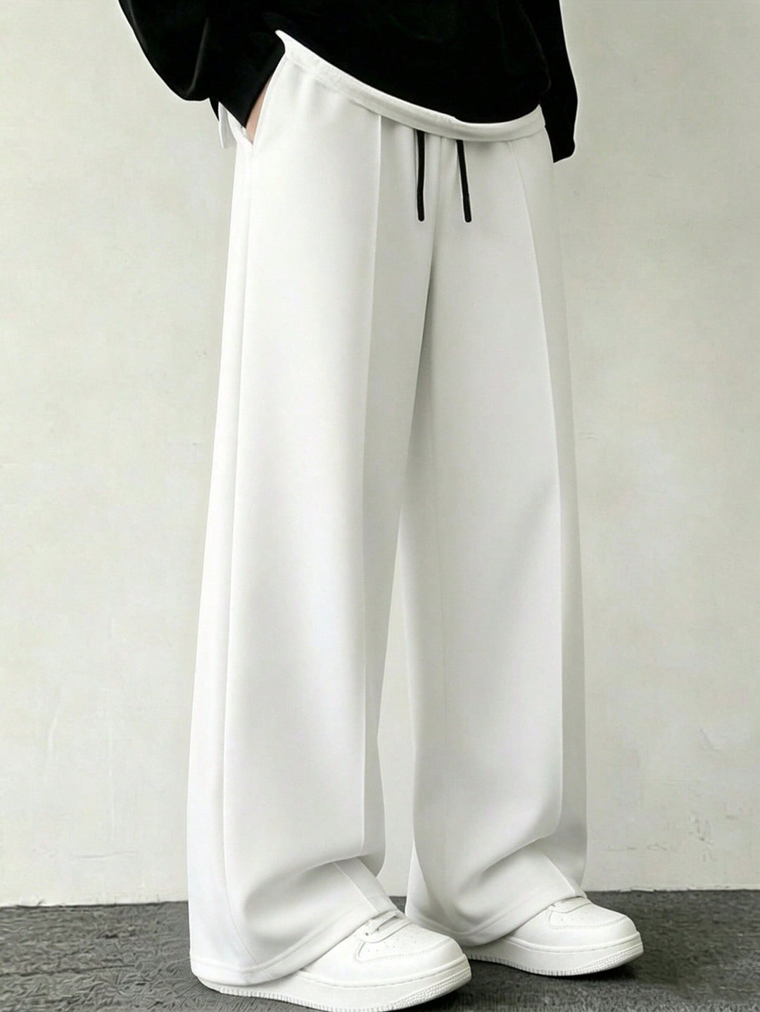 Pantaloni SHEIN, alb