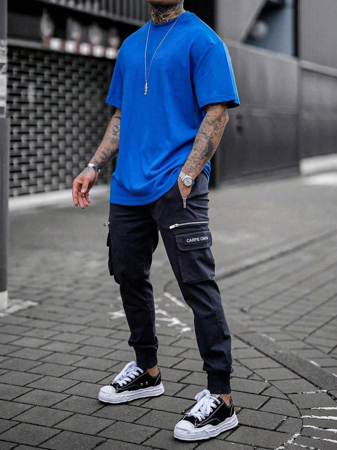 Tricou SHEIN, albastru