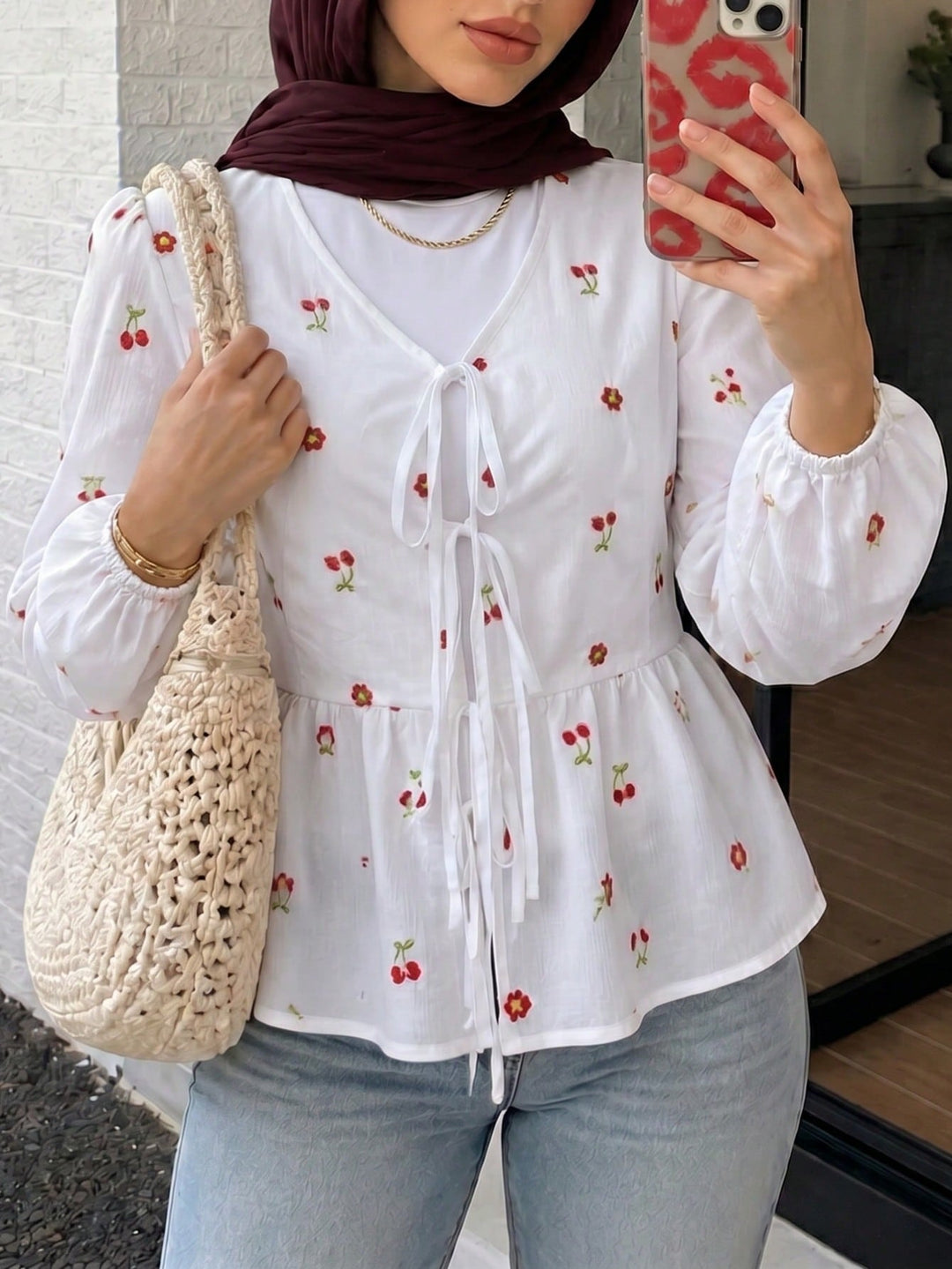 Bluza SHEIN, alb