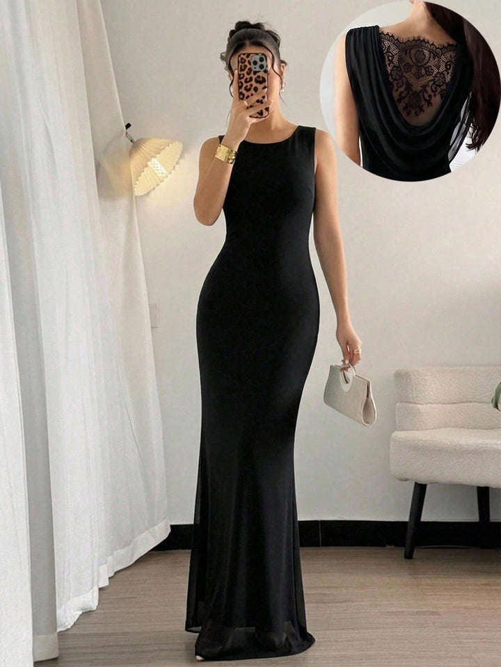 Rochie maxi SHEIN, negru