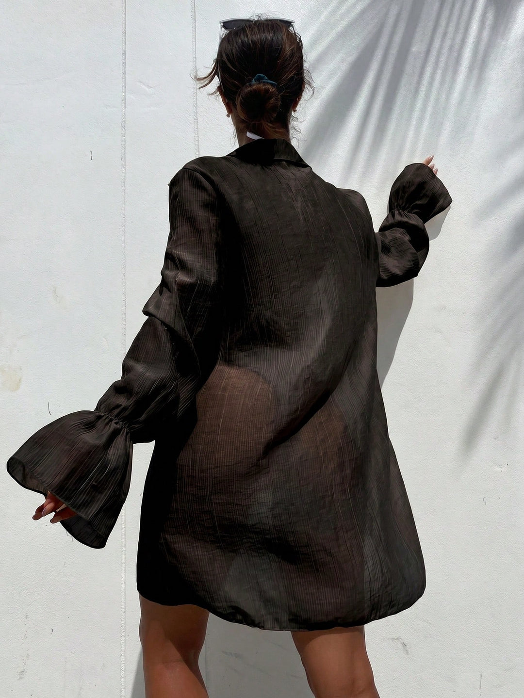 Kimono SHEIN, negru