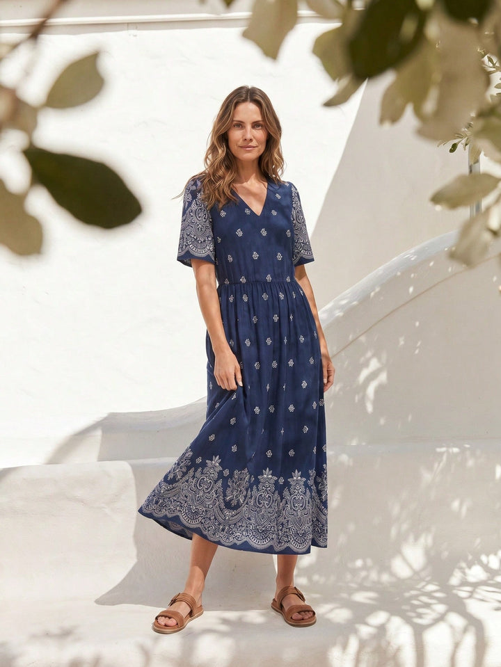 Rochie maxi SHEIN, albastru