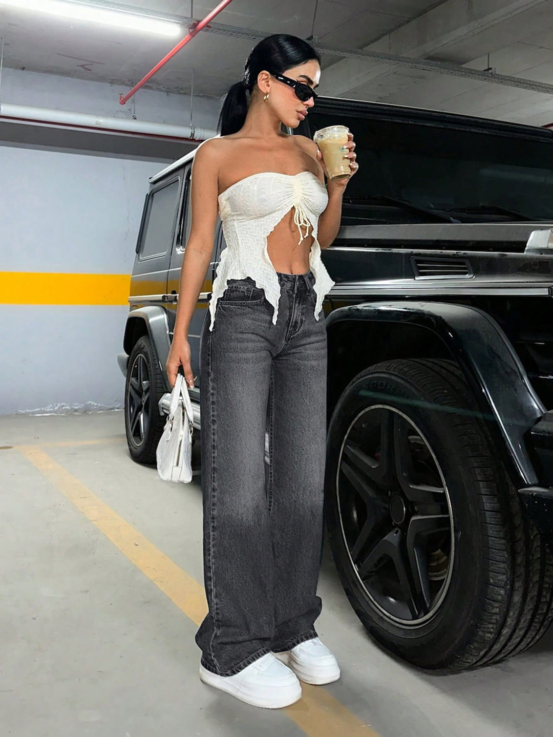 Jeans SHEIN, gri